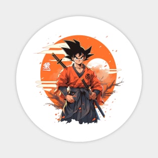 samurai goku Magnet